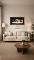 Last Supper wooden frame